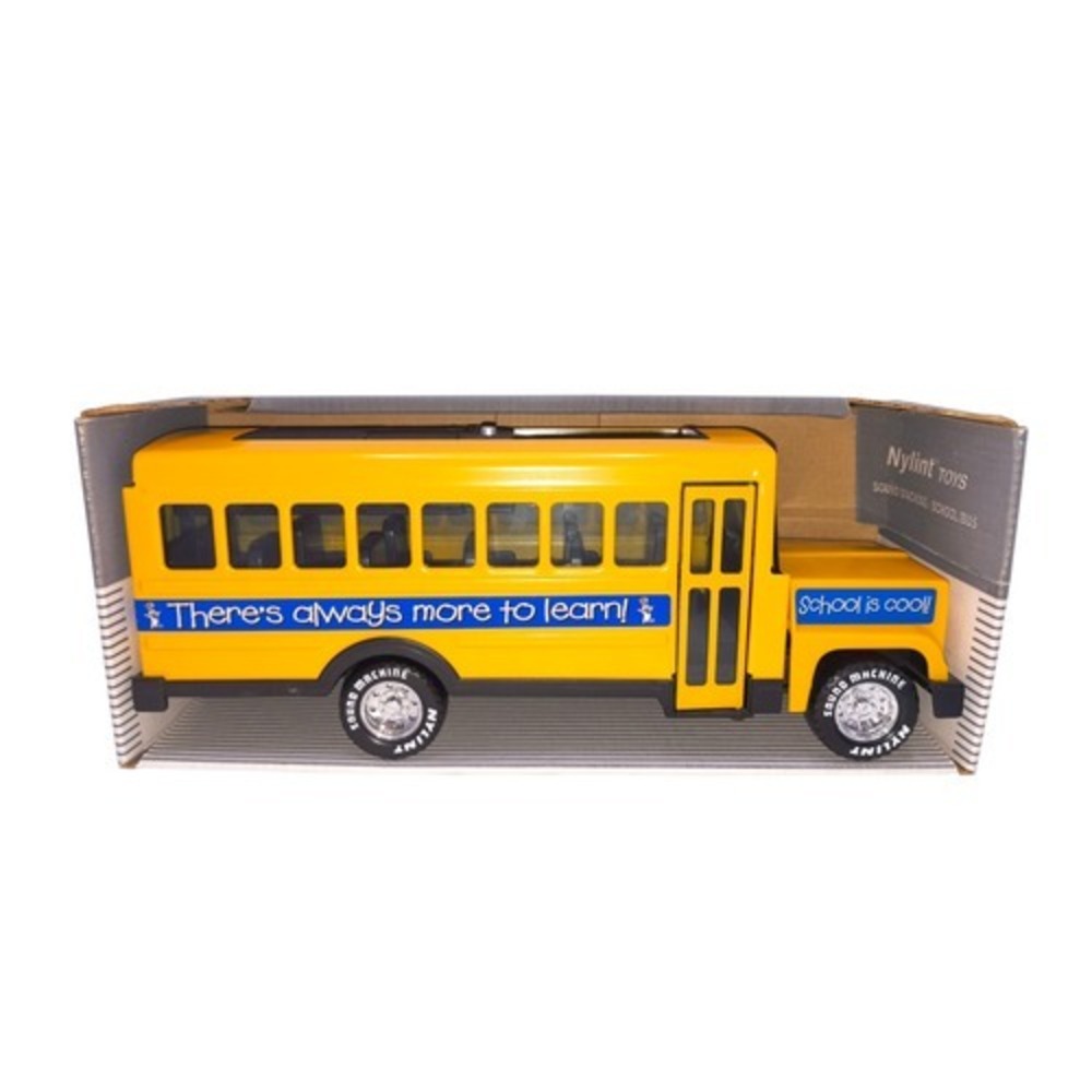 Vintage Nylint Sound Machine School Bus Pillsbury Dough Boy Logo w/ Tonka Figure